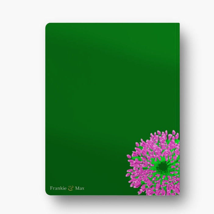 Pink Flower - Blank Notebook