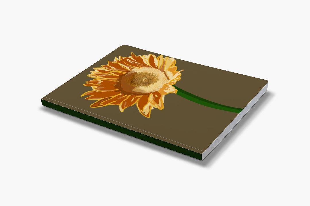 Sunflower Blank Notebook