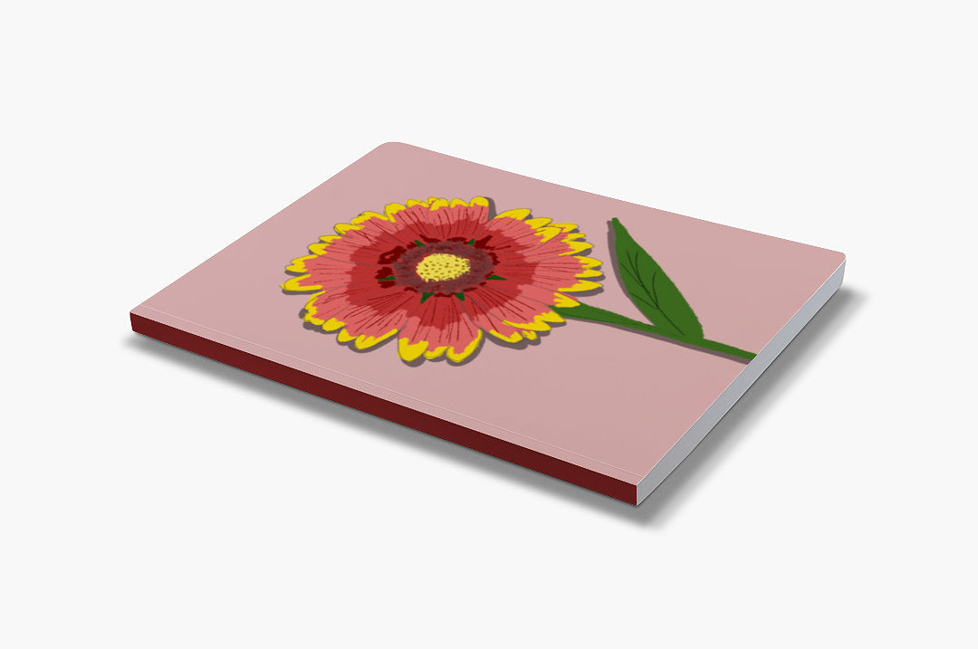 Gerbera Daisy Blank Notebook