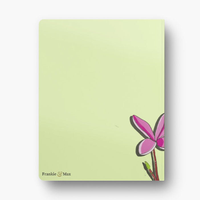 Plumeria Pattern - Blank Notebook